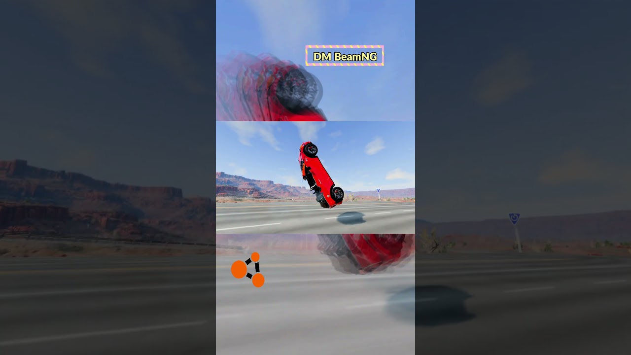 Cars Vs Huge Ramps Shorts#176 | DM BeamNG | BeamNG.Drive