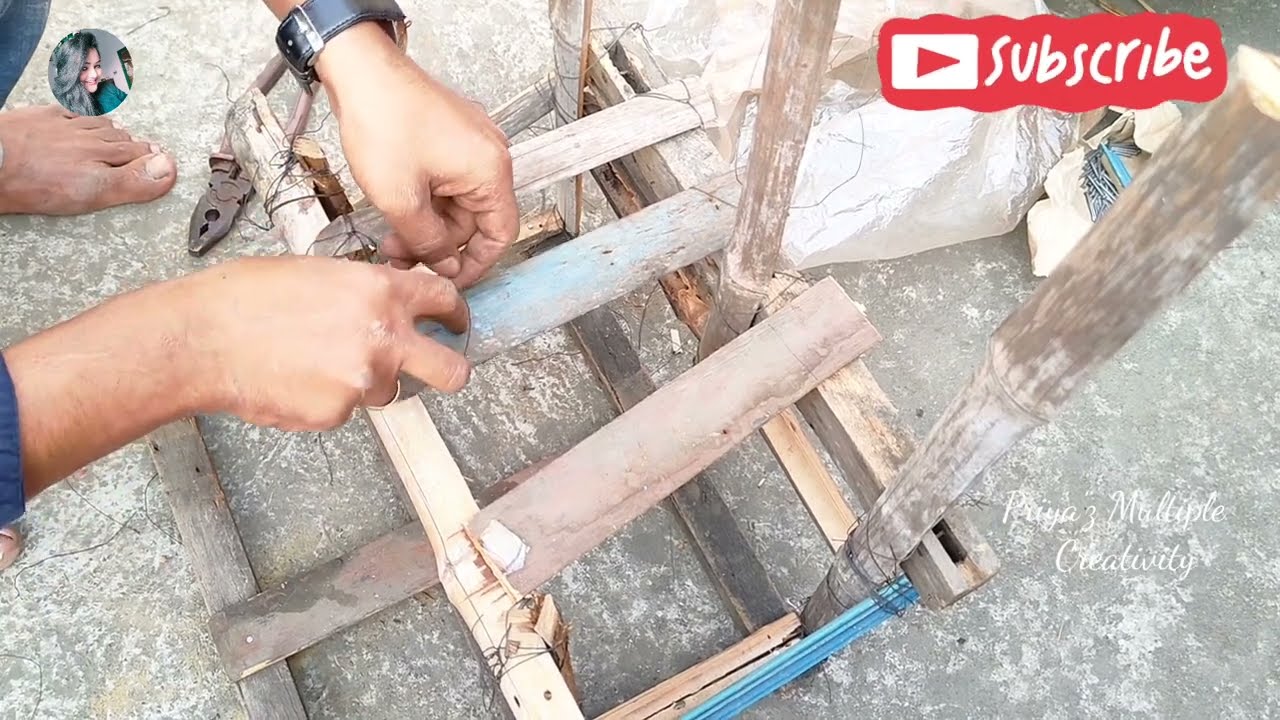 मूर्ति का स्ट्रक्चर(फार्मा) बनाए/How to make Stand/Murti ka Frame kaise banaye/idol Structure making