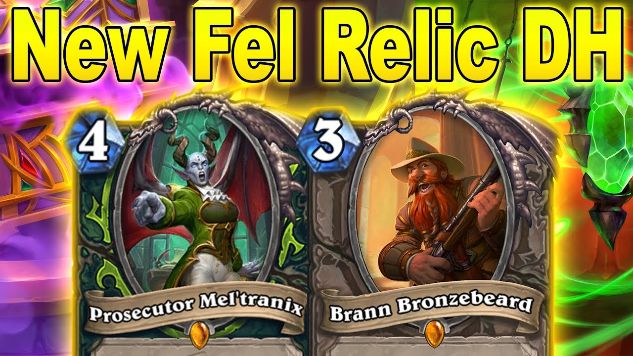 NEW Relic Fel Big DH Deck Is Beyond Best To Climb Legend Ranks Castle Nathria Mini-Set | Hearthstone