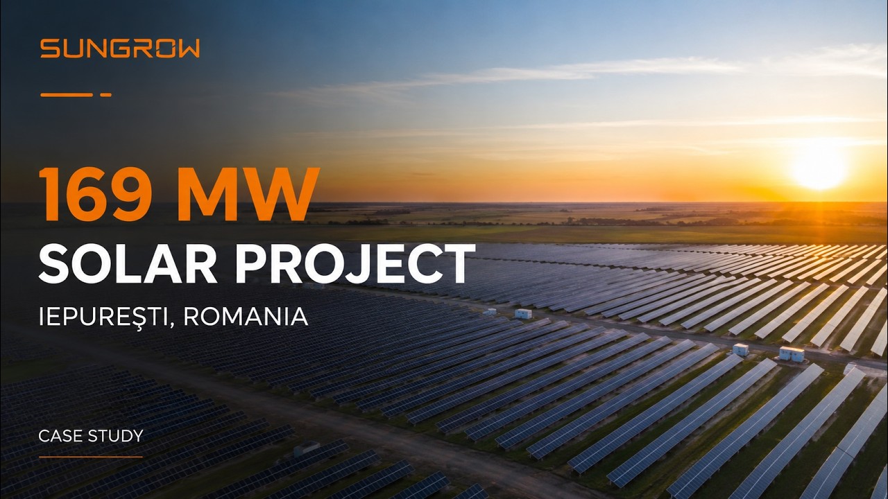 169 MW Solar Project in Iepurești, Romania | Sungrow Case Study