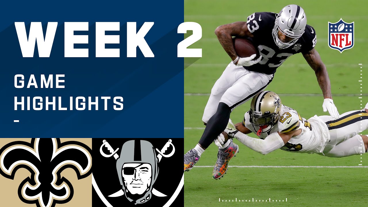 Saints vs. Raiders Week 2 Highlights | NFL 2020