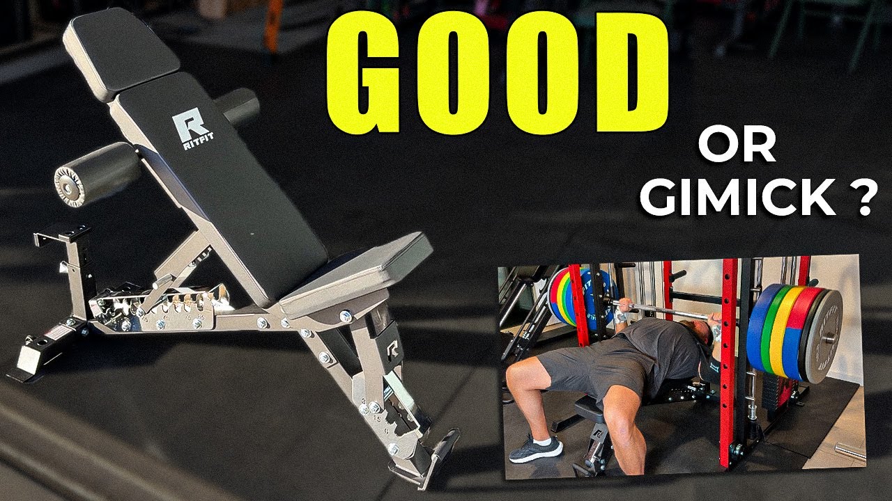 Насколько устойчива скамья под большим весом? Обзор скамьи RitFit Gator.