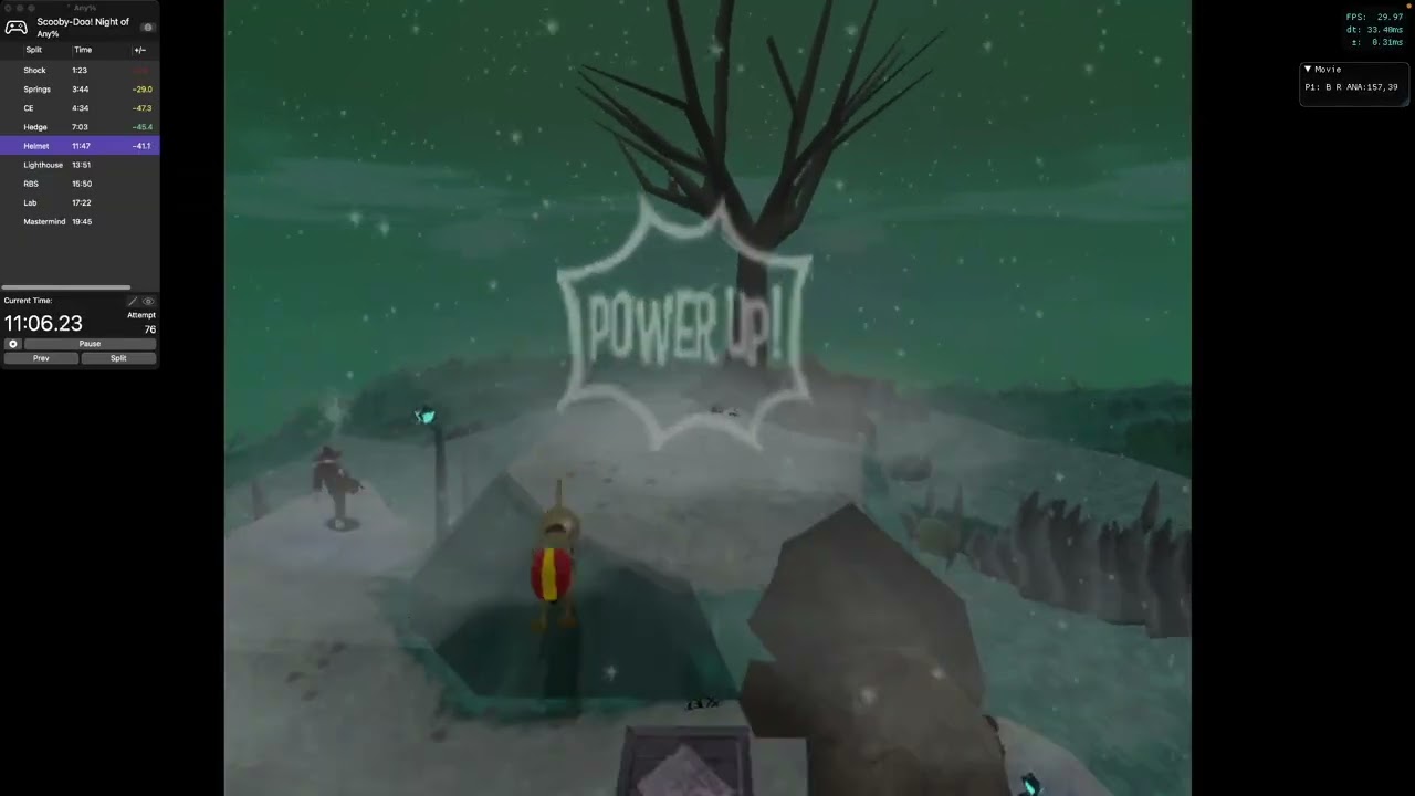 Scooby-Doo! Night of 100 Frights: Any% - 19m 38s