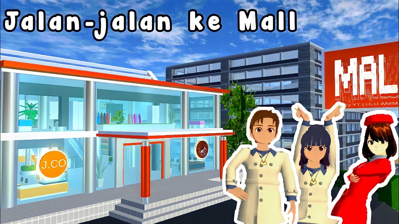 Sakura Ajak Yuta dan Mio Jalan-Jalan ke Mall || SAKURA SCHOOL SIMULATOR
