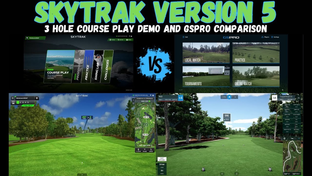 SkyTrak 5.0:  3 Hole Course Demo