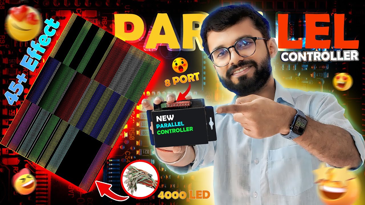 Pixel led Parallel HD controller | @KoshiElectronics #pixelledparallelcontroller#pixeledcontroller