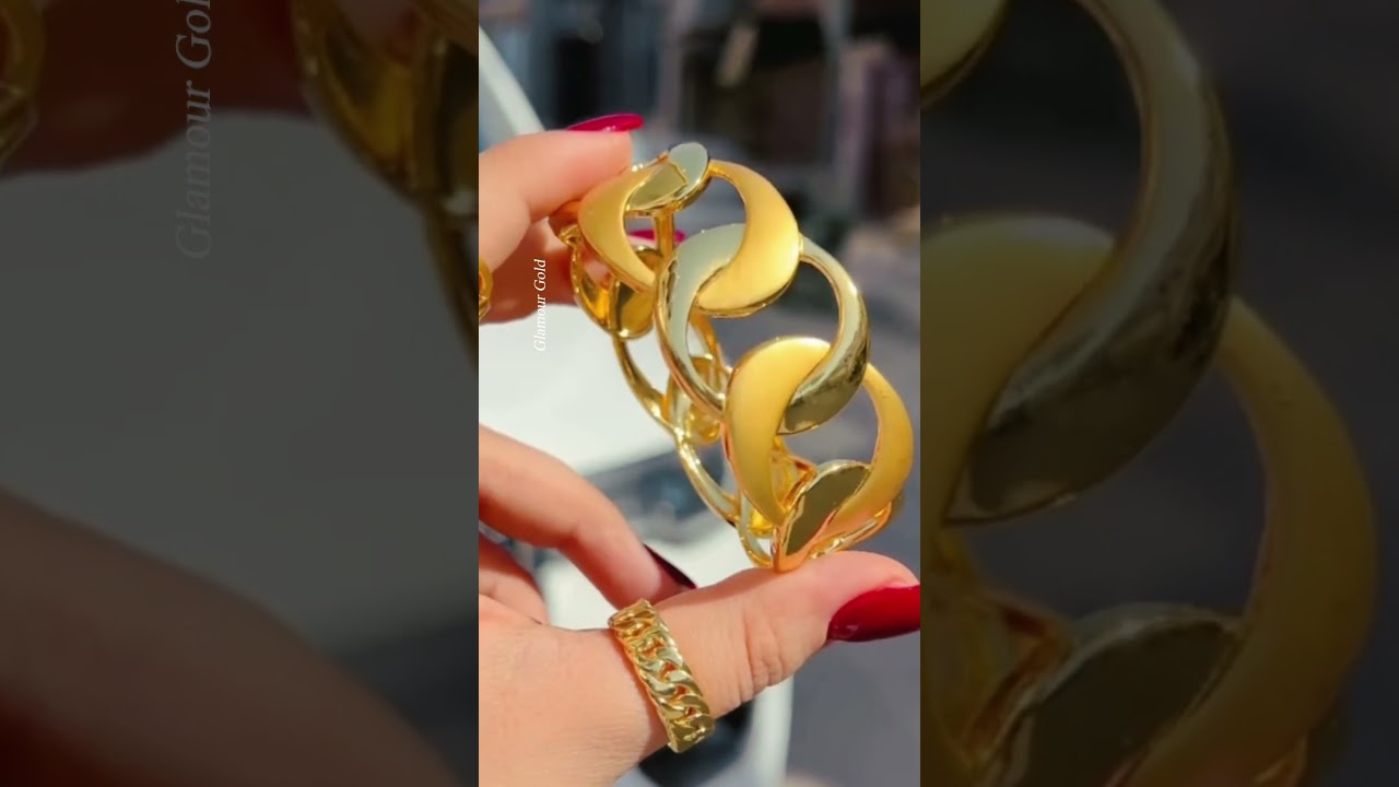 Gold Bangles Rings #bestring #goldaccessories #shortsfeed