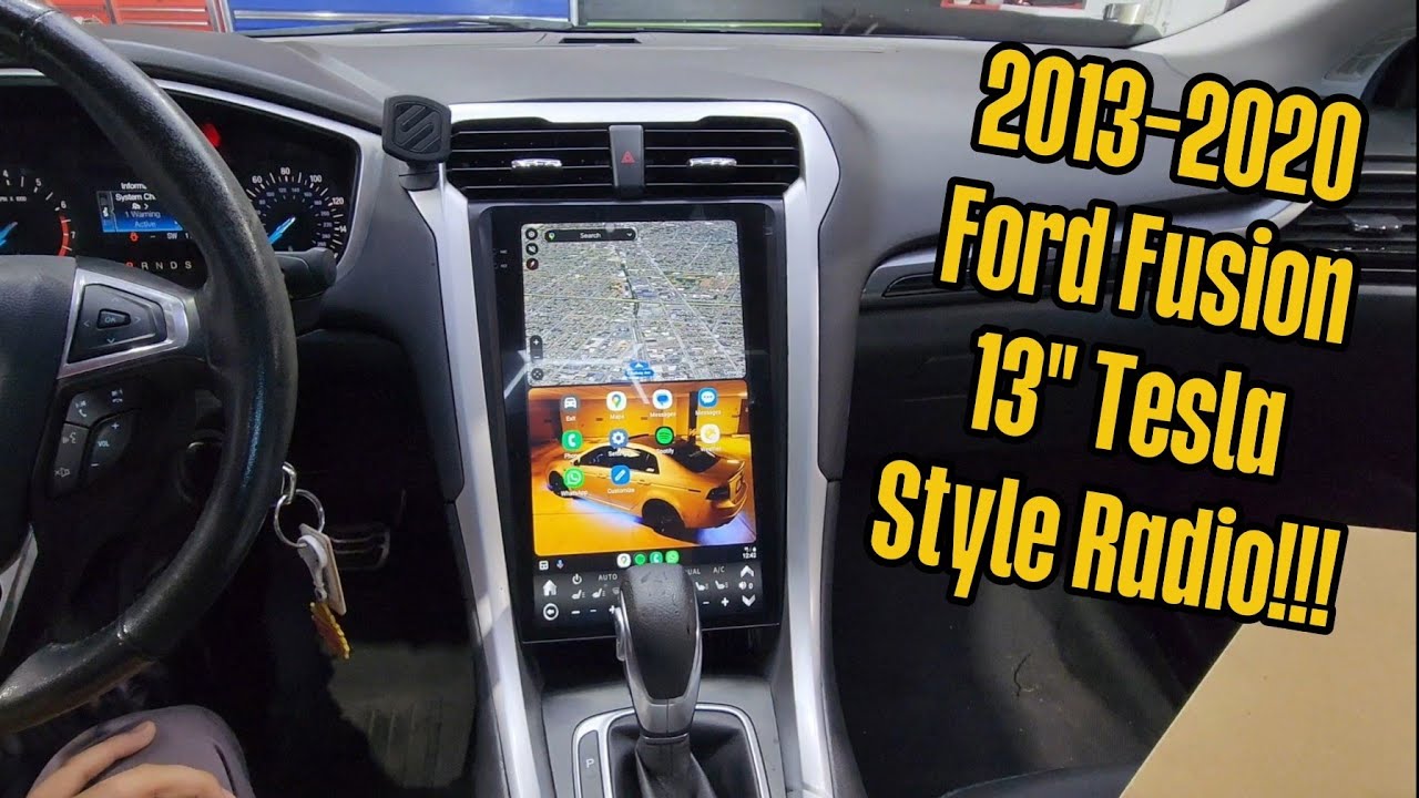 13,6-дюймовый дисплей в Ford Fusion?!? Демонстрация и установка в стиле Tesla