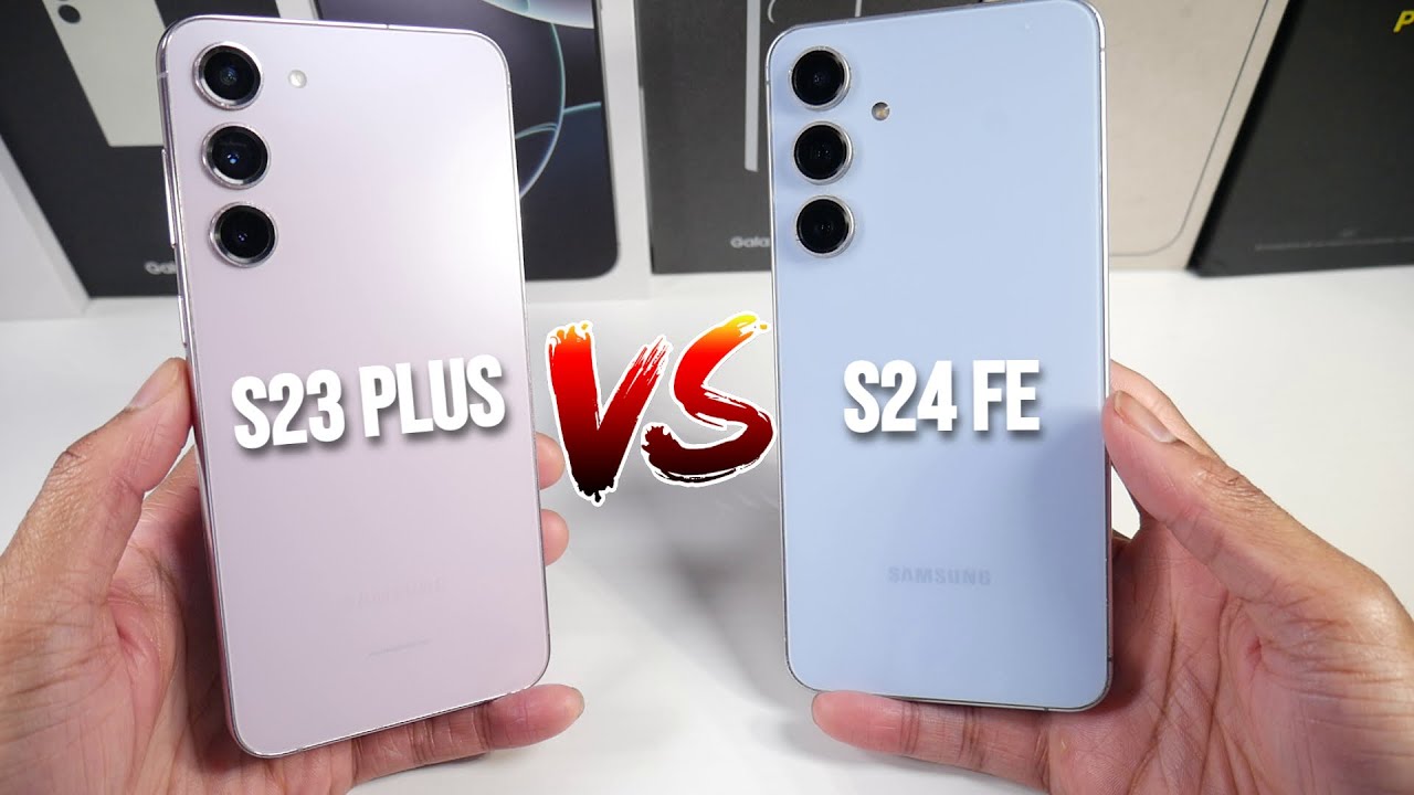 Samsung Galaxy S23 Plus VS Samsung Galaxy S24 FE (Camera Comparison, PUBG & Display & Speed)