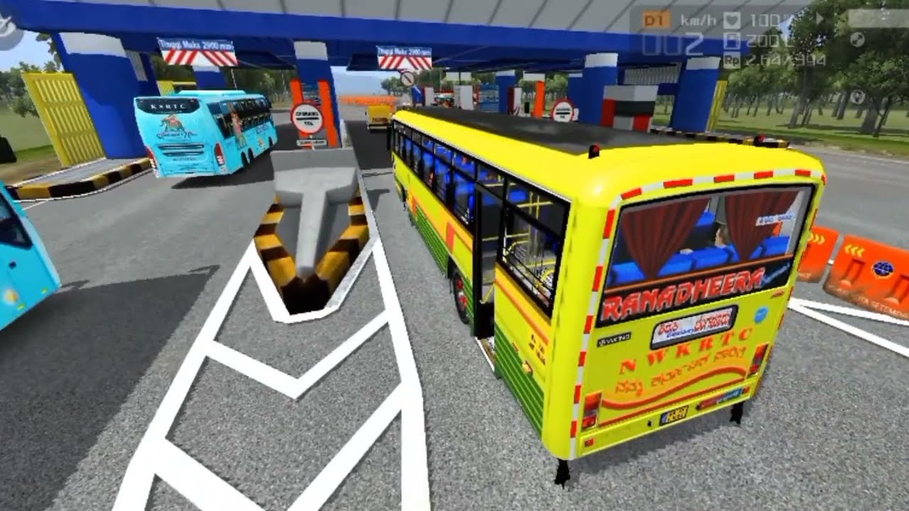 NWKRTC Ranadheera Express Bus Journey 🚍 | Day Drive | Realistic BUSSID Gameplay