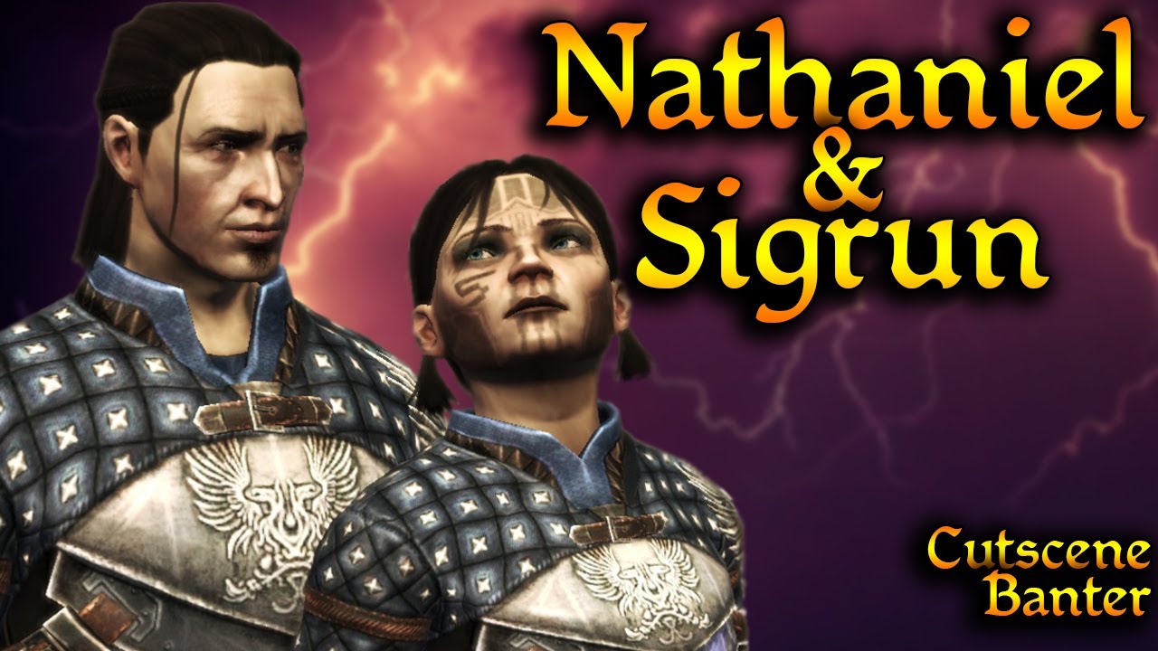 Nathaniel and Sigrun Cutscene Banter | Dragon Age: Origins - Awakening