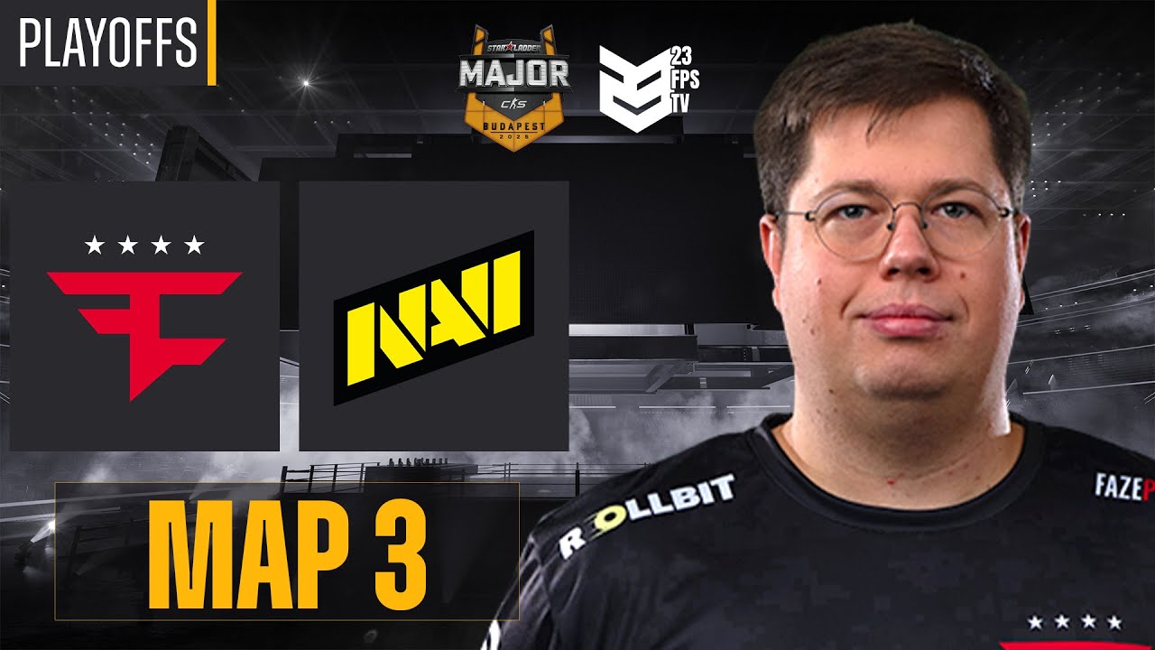 [Full match] FaZe vs NAVI | STARLADDER BUDAPEST MAJOR 2025 | PLAYOFFS | MAP 3