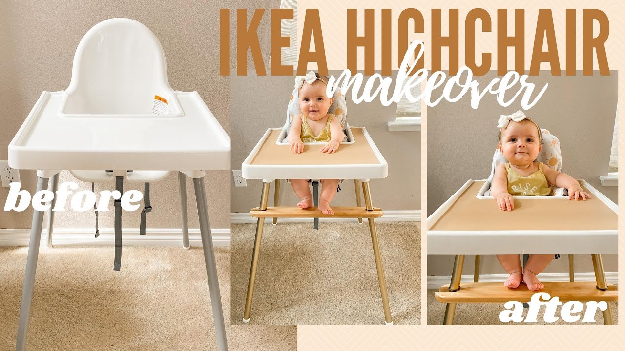 DIY IKEA HIGHCHAIR MAKEOVER | before & after | YEAH BABY GOODS