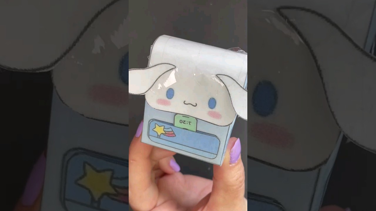 Cinnamoroll Sanrio paper backpack DIY