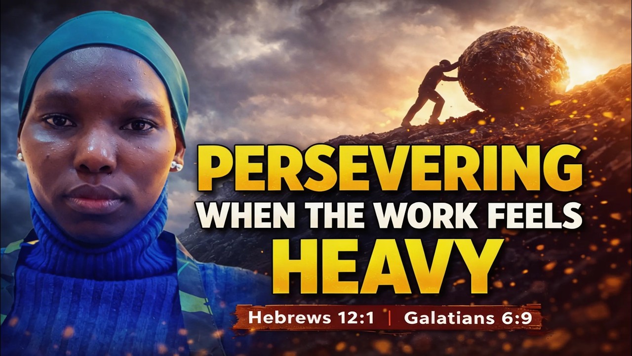 PERSEVERING WHEN THE WORK FEELS HEAVY | Strength for Intercessors | Hebrews 12:1 | Galatians 6:9 |