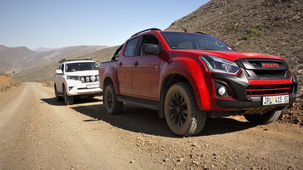 Isuzu X-Rider vs Toyota Prado V6 in rugged Cederberg