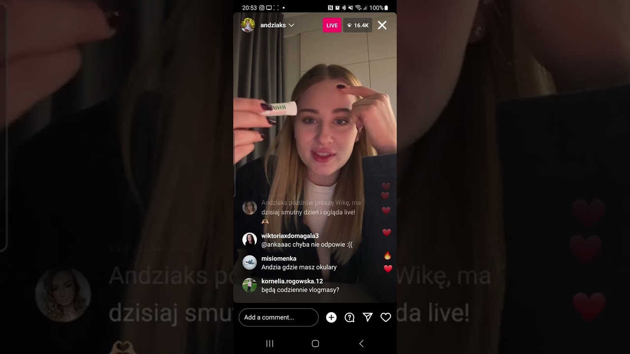 Andziaks kalendarz adventowy twinkle live insta 07.11.2023