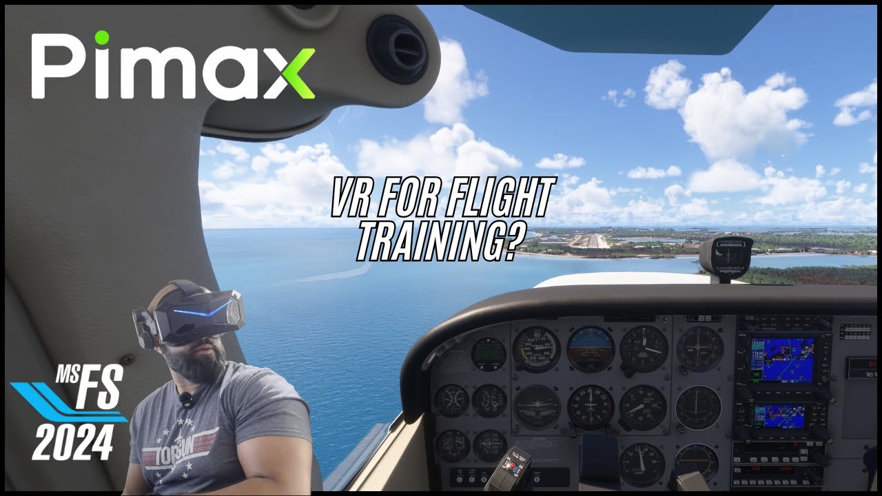 Может ли VR дополнить/улучшить лётную подготовку? | Pimax Crystal Super | MSFS 2024 | SU4 BETA
