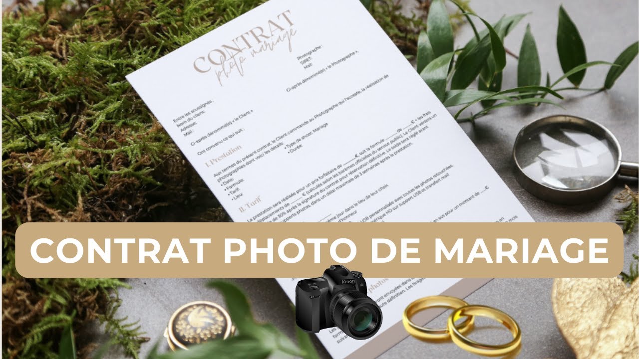 4 Clauses Indispensables dans vos Contrats de Photo de Mariage