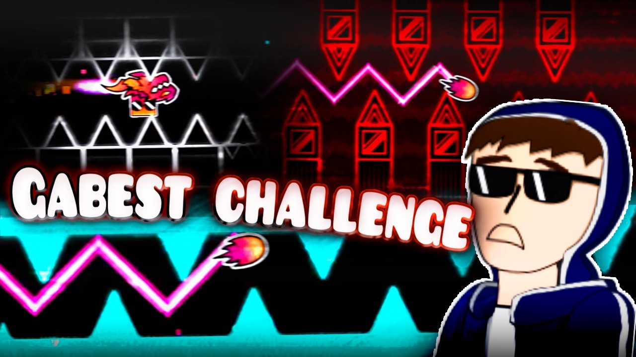 Miten m&auml; feilaan n&auml;in pahasti?!? Gabest Challenge #7 | Geometry Dash Suomi