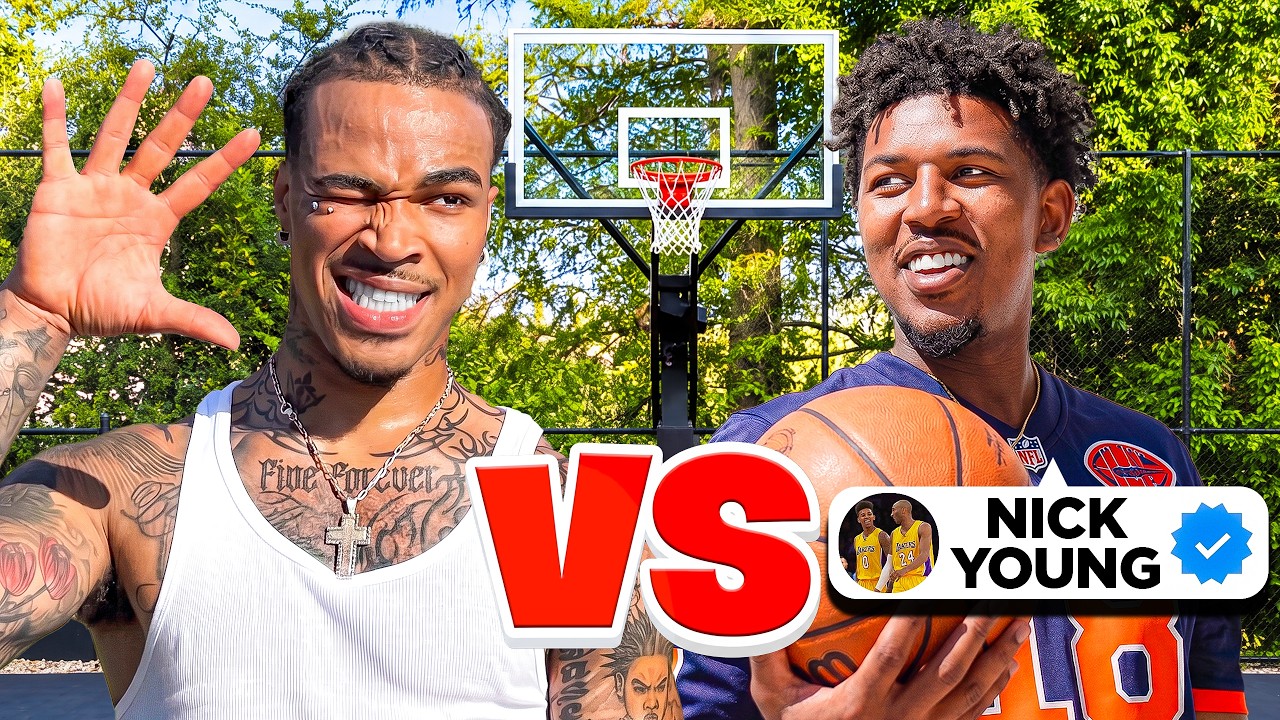 PlaqueBoyMax kontra Nick Young *SWAGGY P* &ndash; koszykarski pojedynek 1 na 1!