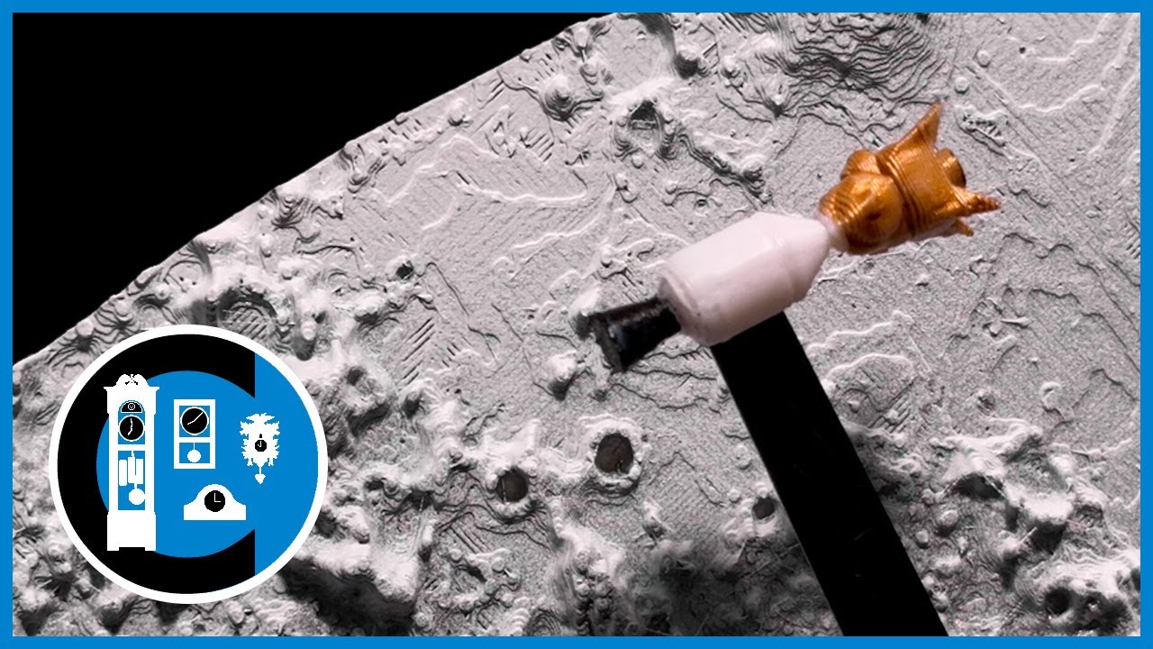 3D Printed Apollo 11 Moon Clock