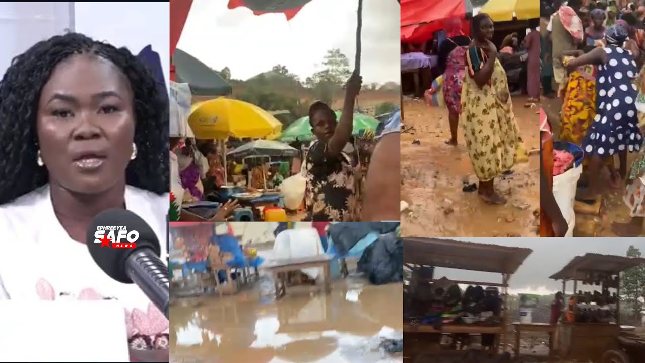 Mahama, NDC MCE in big trouble😱Market Women Angry after 5 Persons injurèd in newly built market