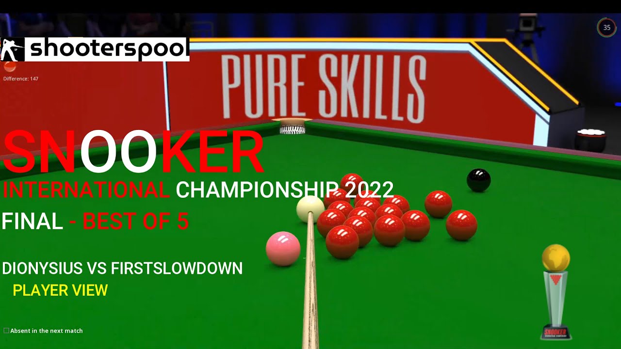 SNOOKER INTERNATIONAL CHAMPIONSHIP 2022 | FINAL | Shooterspool | Player view