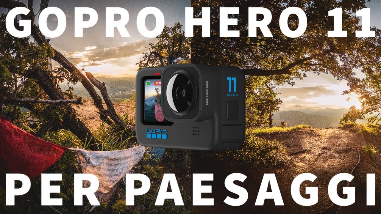 Scatto foto paesaggistiche con la nuova GOPRO HERO 11