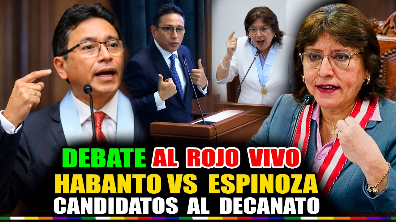 🚨CARA A CARA BATĄLLA POR EL DECĄNATO: DELIA ESPINOZĄ VS HUMBERTO ABANTO DEBĄTEN EN SEGUNDA VUELTA