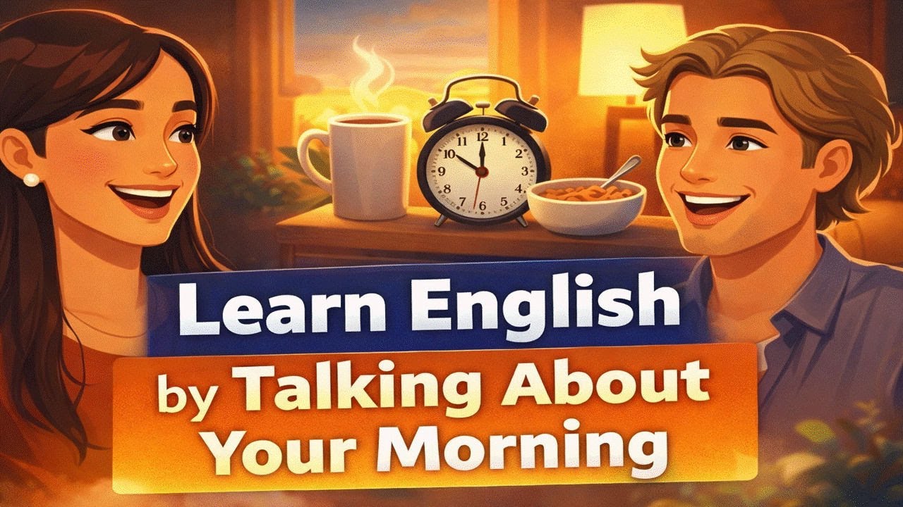 Learn English by Talking About Your Morning |  Easy Daily English Conversation for Beginners