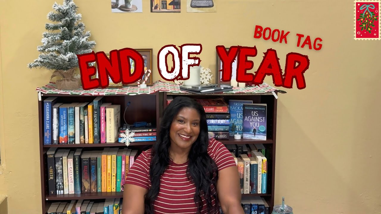 bookmas day 1: end of year book tag ❤️📖
