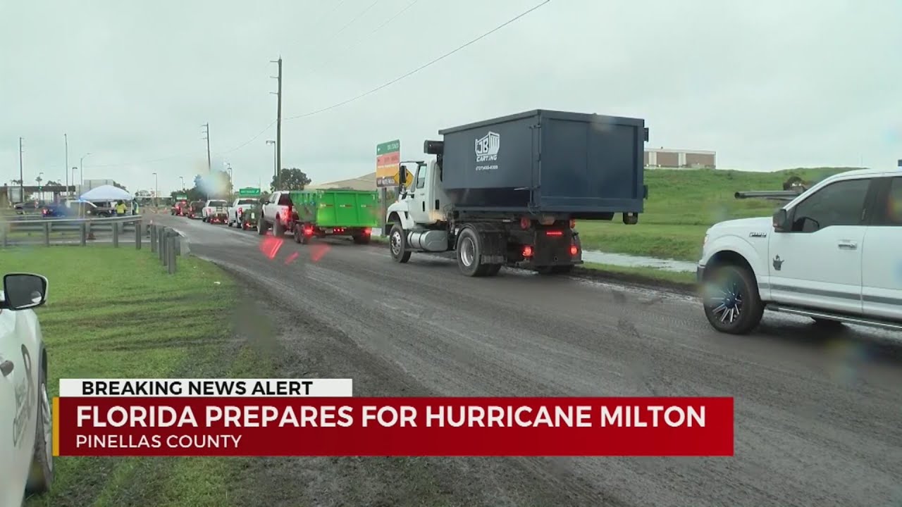 Hurricane Milton now Category 5 as Florida orders evacuations