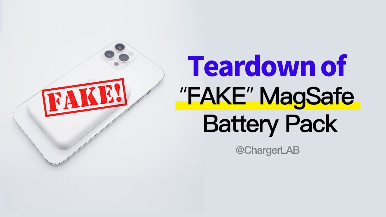The Inside Is Crazy | Teardown of “FAKE” Apple MagSafe Battery Pack