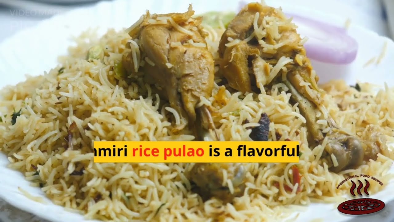 How To Make Kashmiri Rice Pulao | International Food Recipes #recipes #food #kashmir #india #foodie