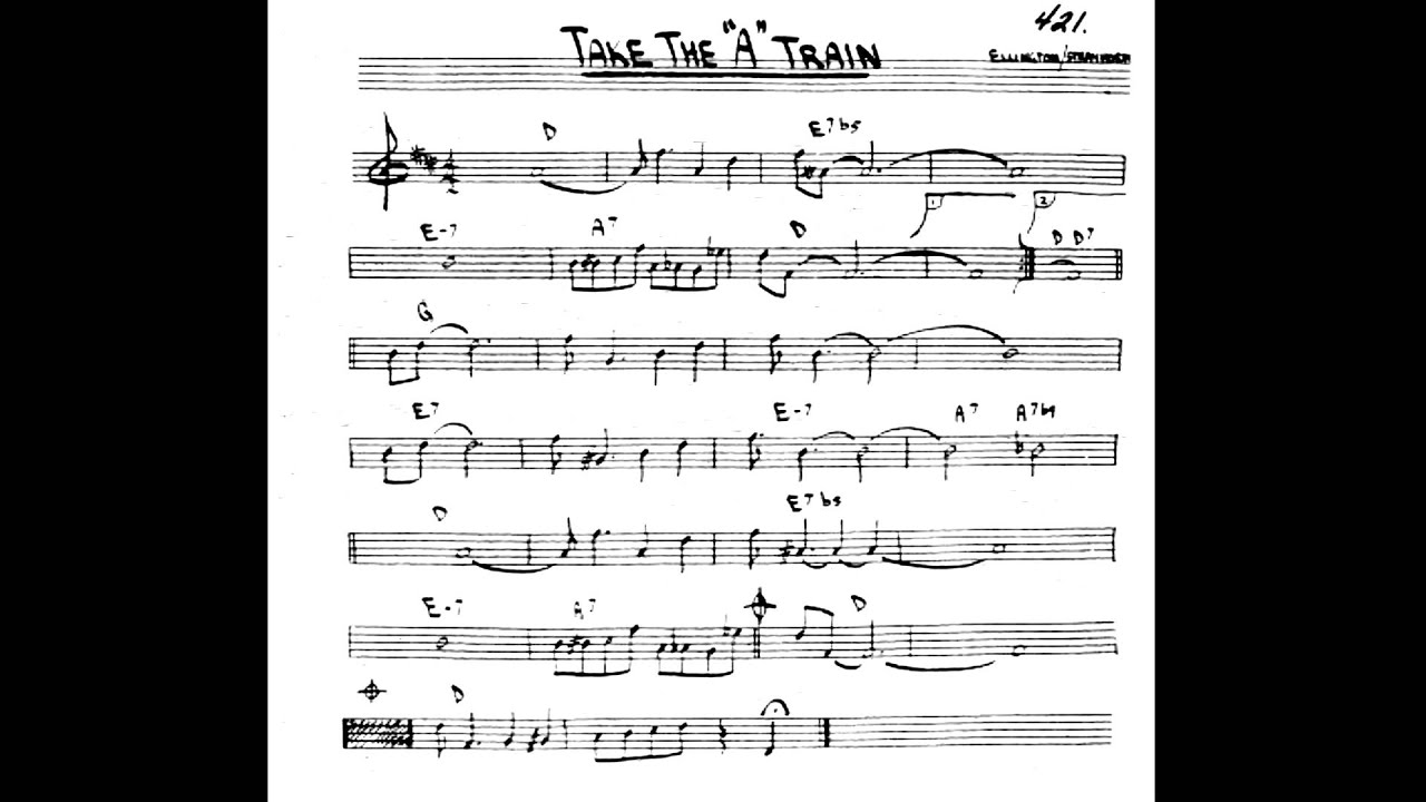 Take the A Train (Bb/B flat instruments) Play along - Backing track