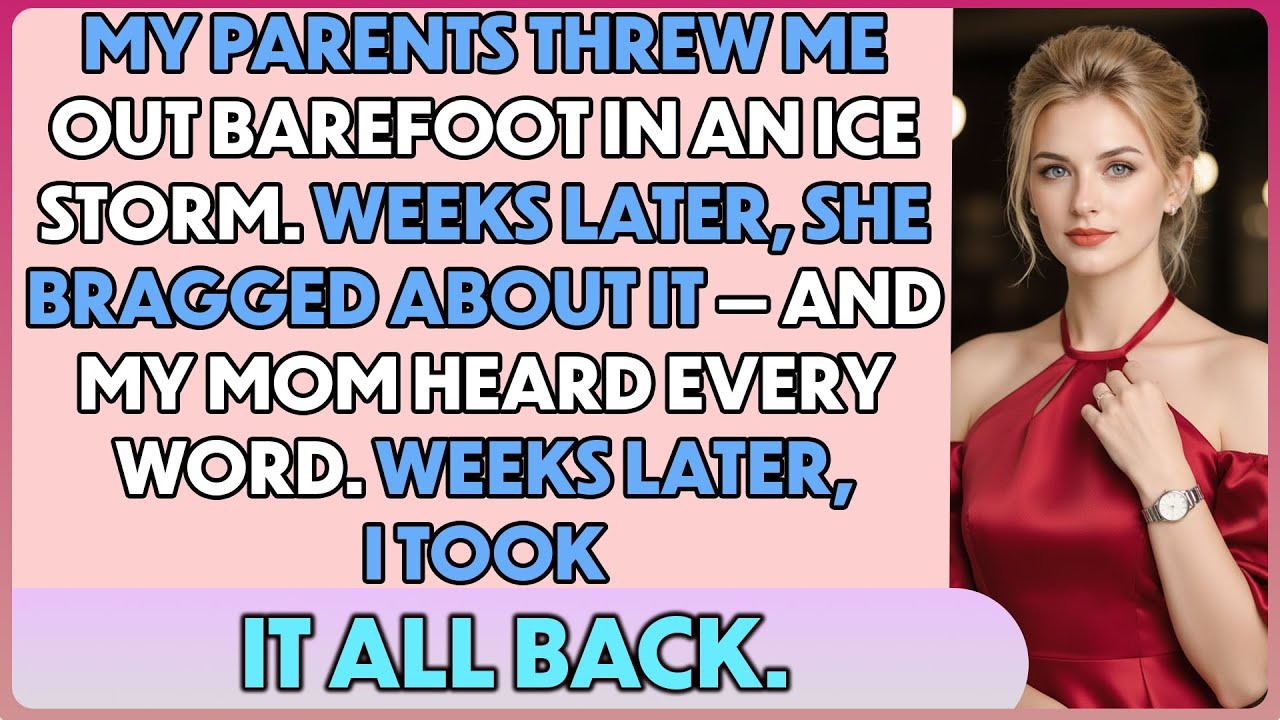 My Parents Threw Me Out Barefoot After My Sister Framed Me — Weeks Later, I Took It All Back