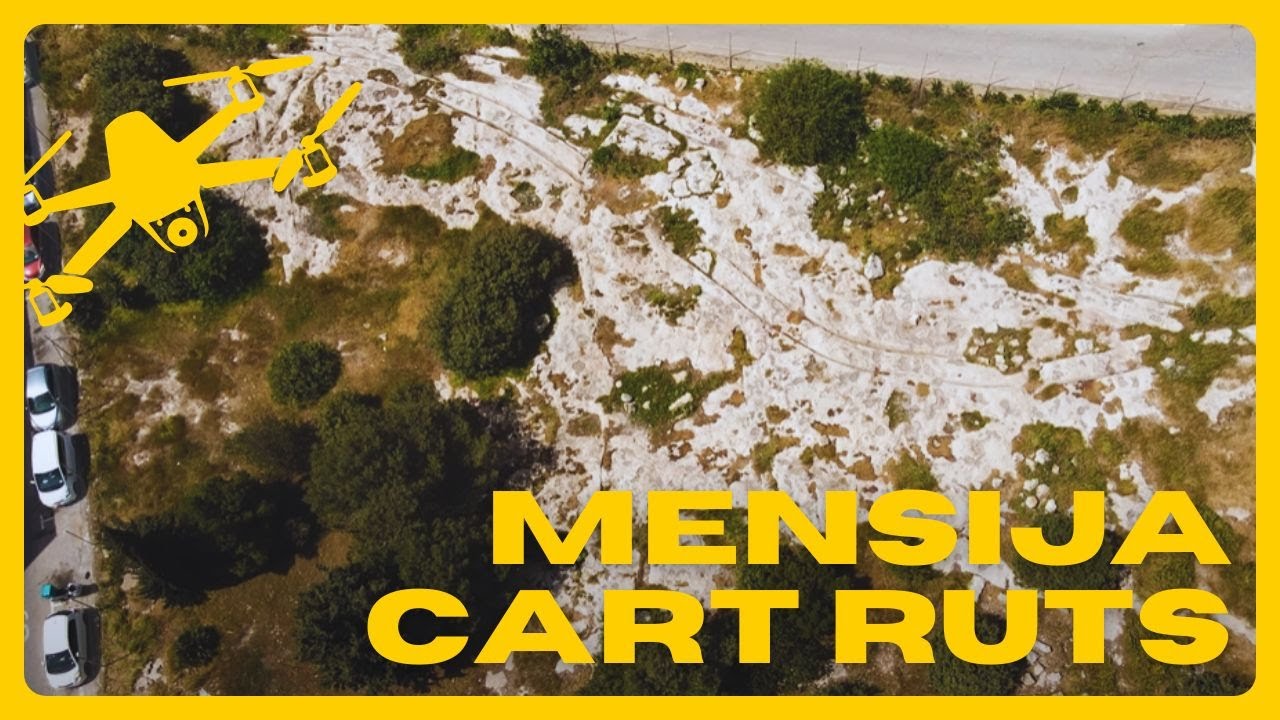 Cart Ruts at Mensija, Malta - Drone Video