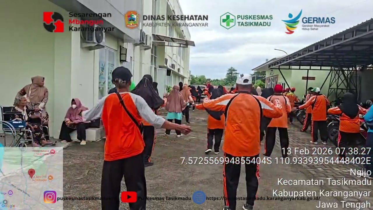 Senam Prolanis Puskesmas Tasikmadu 13 Februari 2026