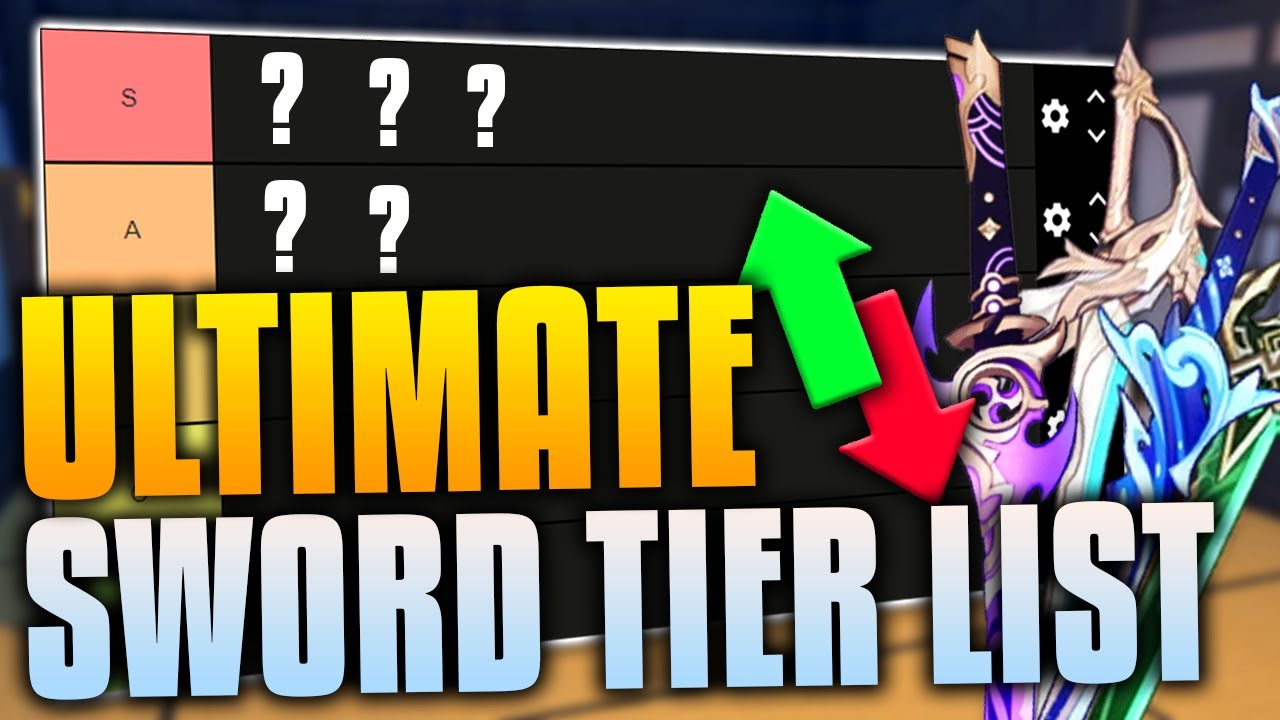 GENSHIN SWORD TIER LIST 