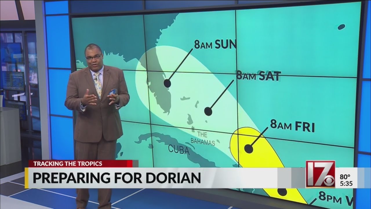 What is the 'cone of uncertainty' with hurricane tracking?
