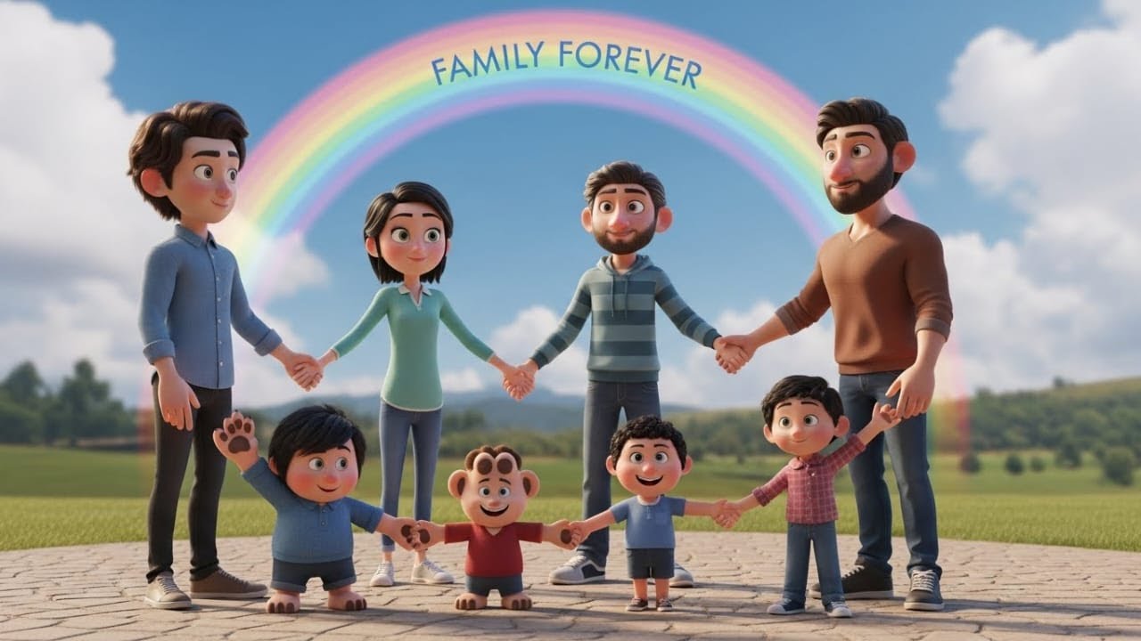 Rainbow Falls Family Forever 🌈👨‍👧‍👦