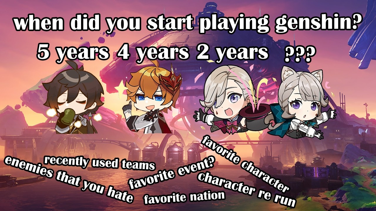 [ENG SUB] when did they started playing the game?(and other questions) | genshin impact