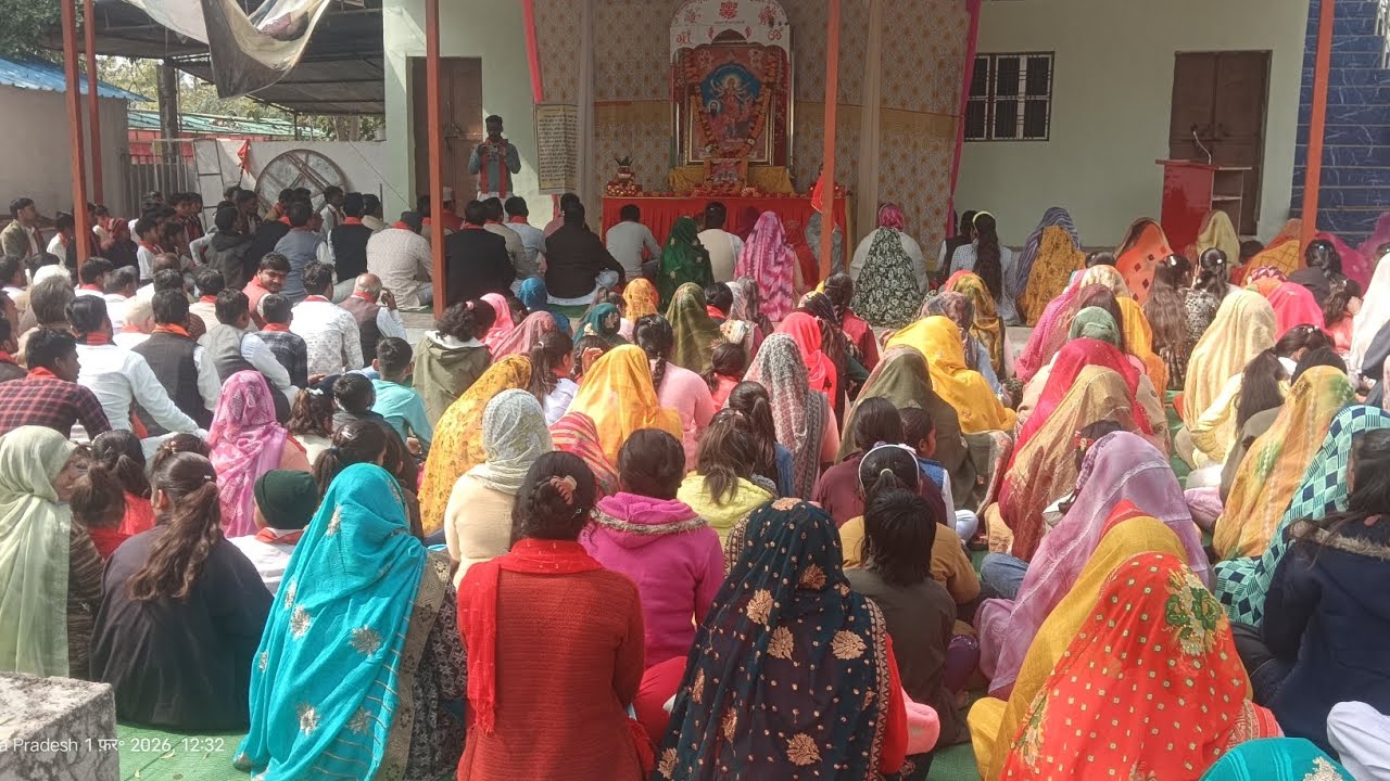बटियागढ नगर में महाआरती संपन्न क्या उद्देश्य था आयोजन आगामी कार्यक्रमों में सम्मिलित होने की बात कही