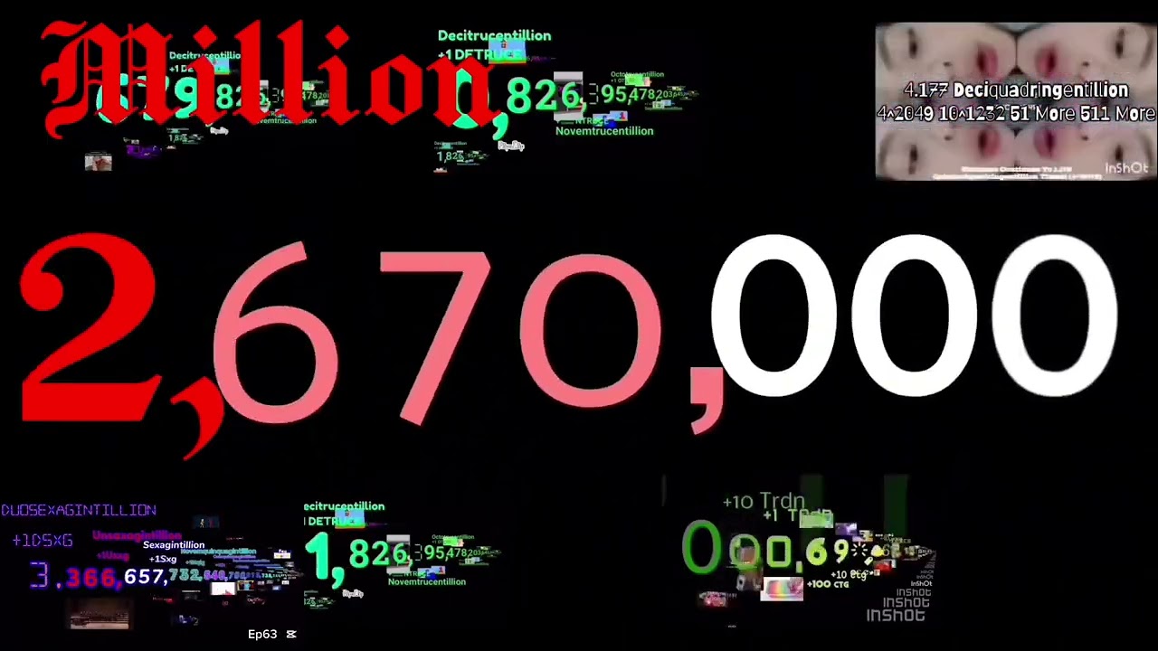 Numbers 0 to Billion with sounds
