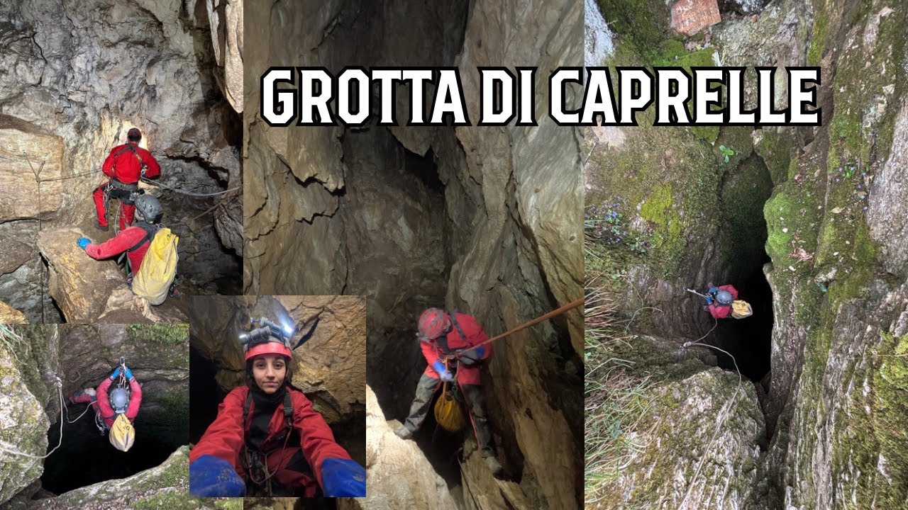 CI CALIAMO DENTRO LA GROTTA DI CAPRELLE