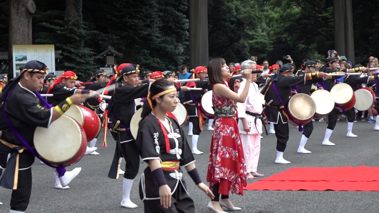 琉球國祭り太鼓（明治神宮奉納演舞）/ OKINAWAまつり 2018 in 代々木公園