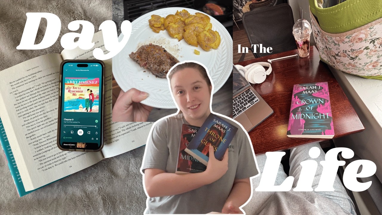 A Day In The Life of a Reader & YouTube Content Creator | Cozy Productivity Vlog