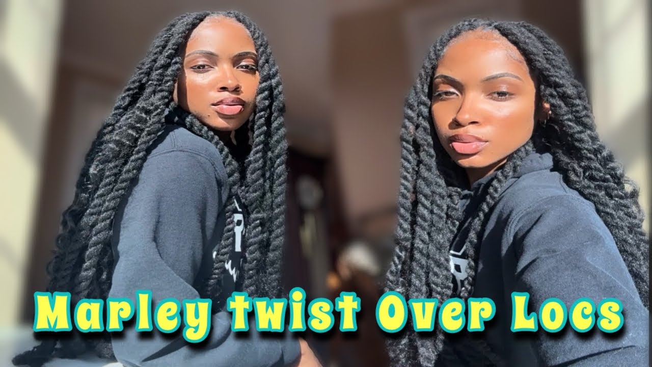 How to: Marley Twist Over Locs (2 different methods)