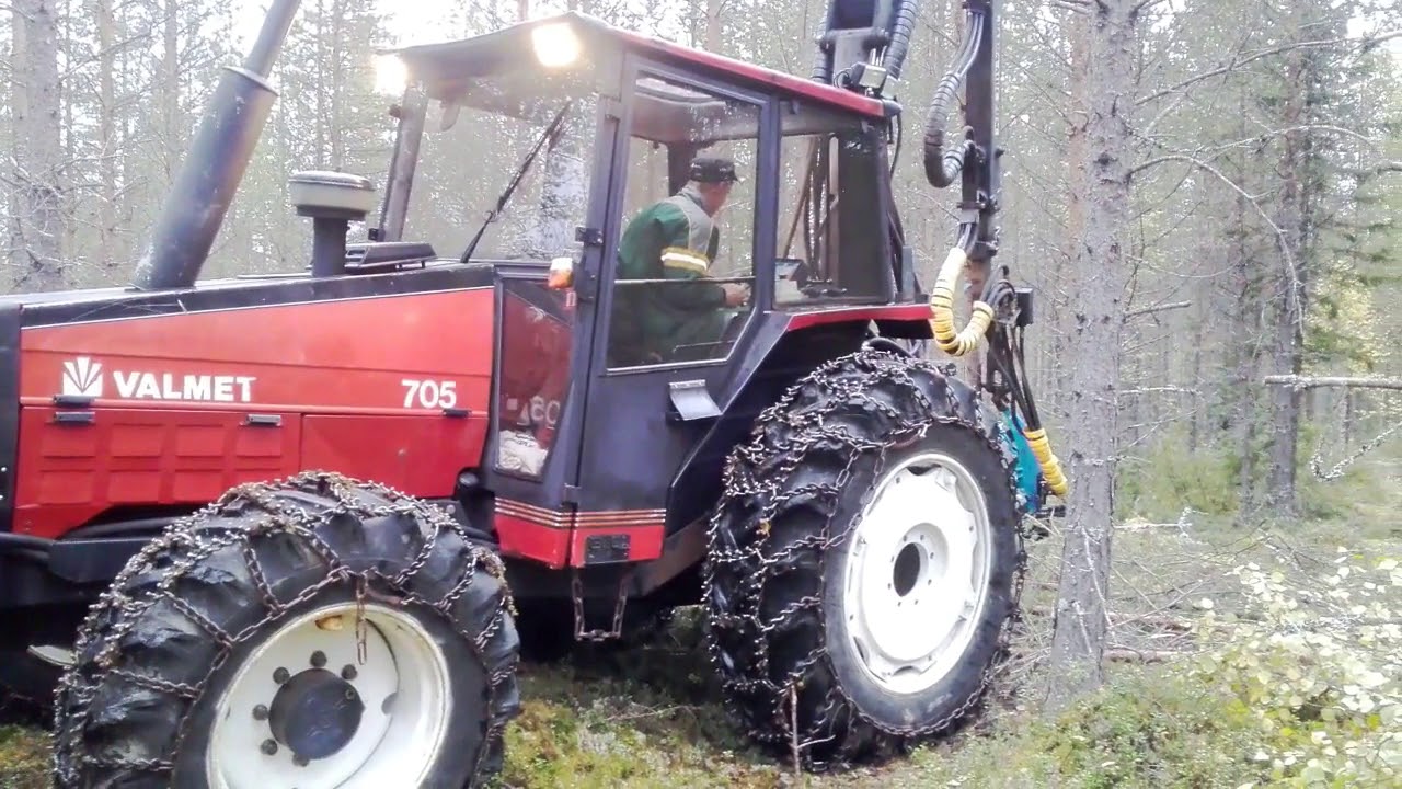 Ensiharvennus Valmet/Keto harvesterilla